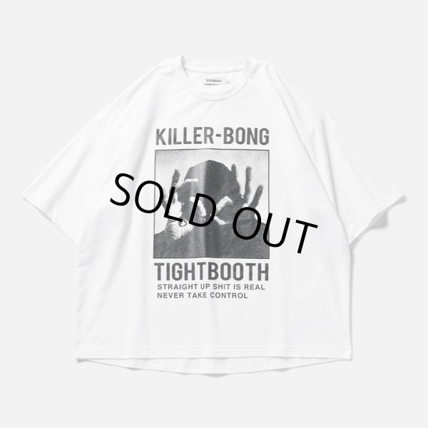 画像1: TIGHTBOOTH/HAND SIGN T-SHIRT（White）［プリントT-23秋冬］ (1)