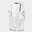 画像1: TIGHTBOOTH/BALLOON CARGO PANTS（White）［バルーンカーゴパンツ-23秋冬］ (1)