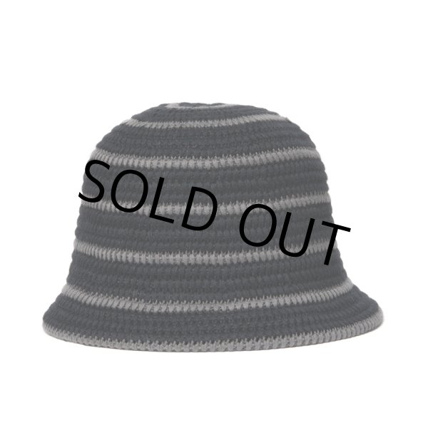 画像1: COOTIE PRODUCTIONS/Knit Crusher Hat（Black/Gray）［ニットクラッシャーハット-23秋冬］ (1)