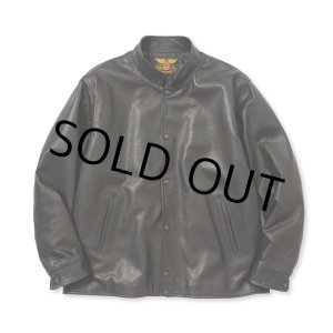 画像: CALEE/CROME LEATHER AWARD TYPE JACKET（BLACK）［レザーアワードJKT-23秋冬］