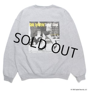 画像: WACKO MARIA/BLUE NOTE / SWEAT SHIRT（GRAY）［クルーネックスウェット-23秋冬］