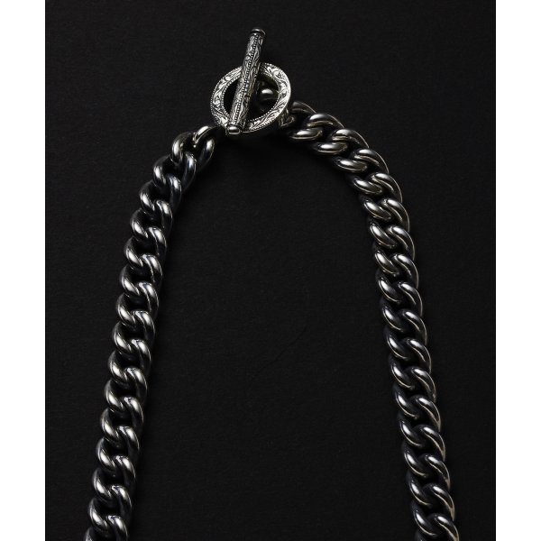画像2: ANTIDOTE BUYERS CLUB/Engraved Toggle Chain（Silver）［トグルチェーン］ (2)