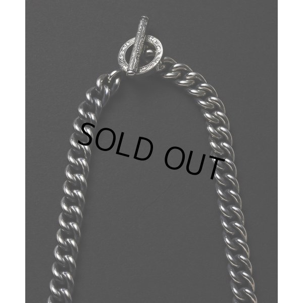 画像2: ANTIDOTE BUYERS CLUB/Engraved Toggle Chain（Silver） (2)