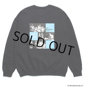 画像: WACKO MARIA/BLUE NOTE / SWEAT SHIRT（BLACK）［クルーネックスウェット-23秋冬］