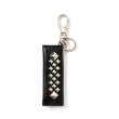 画像1: CALEE/STUDS LEATHER ASSORT KEY RING ＜TYPE III＞ C（BLACK C）［スタッズレザーキーリング-23秋冬］ (1)