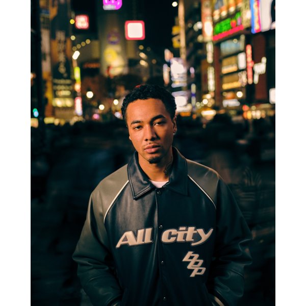 画像5: BlackEyePatch/ALL CITY HWC AVIREX JACKET（GRAY/NAVY） (5)