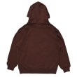 画像2: PORKCHOP/2nd OVAL HOODIE（BROWN）［プルオーバーパーカー-23秋冬］ (2)