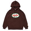 画像1: PORKCHOP/2nd OVAL HOODIE（BROWN）［プルオーバーパーカー-23秋冬］ (1)