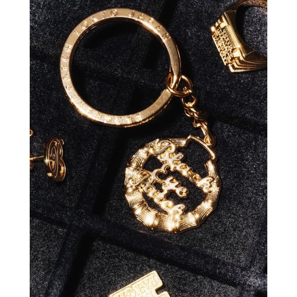 画像2: BlackEyePatch/BAMBOO HOOP KEYCHAIN（GOLD） (2)