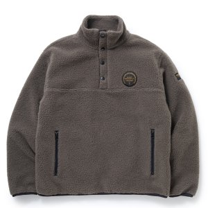 画像: 【30%OFF】RATS/STAND COLLAR FLEECE（KHAKI）［スタンドカラーフリース-23秋冬］