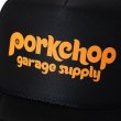 画像3: PORKCHOP/WHEEL LOGO MESH CAP（BLACK）［メッシュキャップ-23秋冬］ (3)