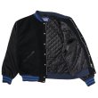 画像3: PORKCHOP/MELTON VARSITY JACKET（BLACK/BLACK）［メルトンヴァーシティJKT-24春夏］ (3)