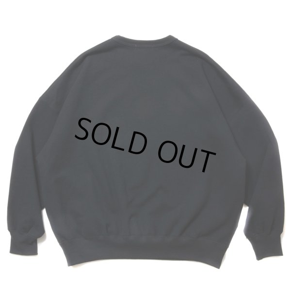 画像2: COOTIE PRODUCTIONS/Open End Yarn Print Sweat Crew（Black）［スウェットクルー-24春夏］ (2)