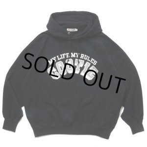 画像: COOTIE PRODUCTIONS/Open End Yarn Print Sweat Hoodie（Black）［スウェットフーディー-24春夏］