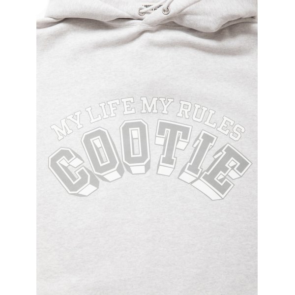 画像2: COOTIE PRODUCTIONS/Open End Yarn Print Sweat Hoodie（Oatmeal）［スウェットフーディー-24春夏］ (2)