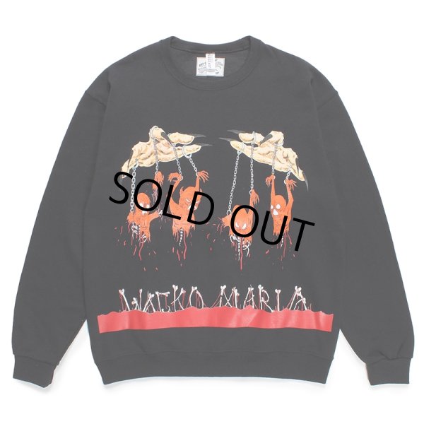 画像1: WACKO MARIA/NECKFACE / SWEAT SHIRT（BLACK）［クルーネックスウェット-24春夏］ (1)