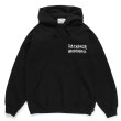 画像2: WACKO MARIA/NECKFACE / HEAVY WEIGHT HOODED SWEAT SHIRT（BLACK）［プルオーバーパーカー-24春夏］ (2)