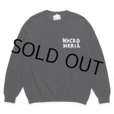 画像: WACKO MARIA/NECKFACE / SWEAT SHIRT（BLACK）［クルーネックスウェット-24春夏］