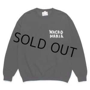 画像: WACKO MARIA/NECKFACE / SWEAT SHIRT（BLACK）［クルーネックスウェット-24春夏］