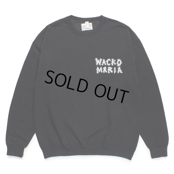 画像1: WACKO MARIA/NECKFACE / SWEAT SHIRT（BLACK）［クルーネックスウェット-24春夏］ (1)