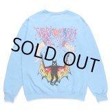画像: WACKO MARIA/NECKFACE / SWEAT SHIRT（BLUE）［クルーネックスウェット-24春夏］