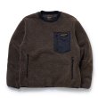 画像1: 【30%OFF】RATS/CREW NECK FLEECE（BROWN）［クルーネックフリース-23秋冬］ (1)