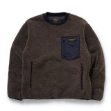 画像: 【30%OFF】RATS/CREW NECK FLEECE（BROWN）［クルーネックフリース-23秋冬］