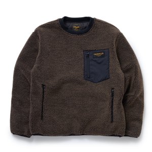 画像: 【30%OFF】RATS/CREW NECK FLEECE（BROWN）［クルーネックフリース-23秋冬］