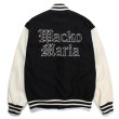 画像2: WACKO MARIA/LEATHER VARSITY JACKET（BLACK）［レザーヴァーシティJKT-24春夏］ (2)