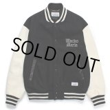 画像: WACKO MARIA/LEATHER VARSITY JACKET（BLACK）［レザーヴァーシティJKT-24春夏］