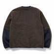 画像2: 【30%OFF】RATS/CREW NECK FLEECE（BROWN）［クルーネックフリース-23秋冬］ (2)
