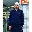 画像3: BlackEyePatch/ROYAL B EMBLEM COLLARED SWEAT PULLOVER（NAVY） (3)