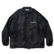 画像2: COOTIE PRODUCTIONS/Nylon Coach Jacket（Black）［ナイロンコーチJKT-24春夏］ (2)