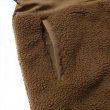 画像7: PORKCHOP/BOA FLEECE ZIP UP HOODIE（BROWN）［ボアフリースジップアップフーディー-24春夏］ (7)