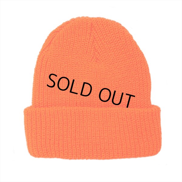 画像2: PORKCHOP/O.E. KNIT CAP（ORANGE）［ニットキャップ-24春夏］ (2)