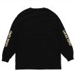 画像2: PORKCHOP/NOTHING DEVIL L/S TEE（BLACK）［プリント長袖T-24春夏］ (2)