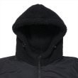 画像4: PORKCHOP/BOA FLEECE ZIP UP HOODIE（BLACK）［ボアフリースジップアップフーディー-24春夏］ (4)