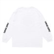 画像2: PORKCHOP/NOTHING DEVIL L/S TEE（WHITE）［プリント長袖T-24春夏］ (2)