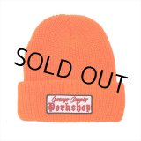 画像: PORKCHOP/O.E. KNIT CAP（ORANGE）［ニットキャップ-24春夏］