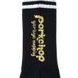 画像2: PORKCHOP/PORK SOX P-23 type-A（BLACK）［ソックス-24春夏］ (2)