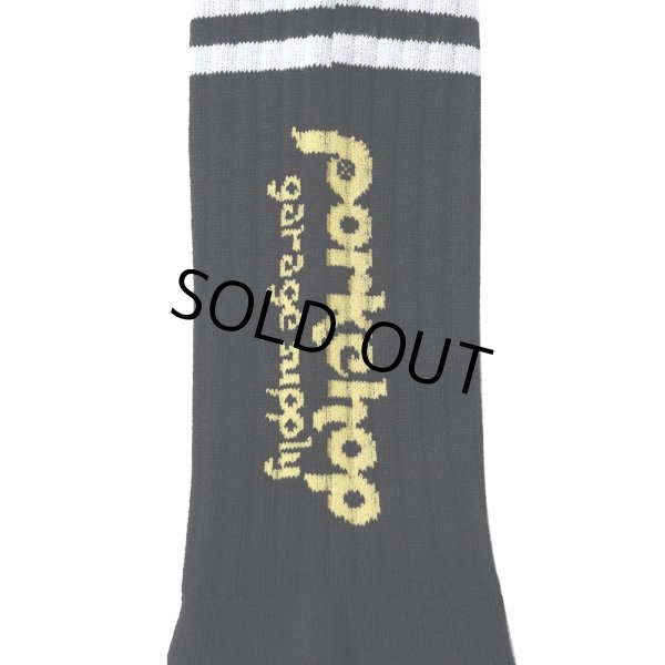 画像2: PORKCHOP/PORK SOX P-23 type-A（BLACK）［ソックス-24春夏］ (2)