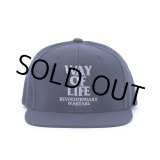 画像: RATS/EMBROIDERY CAP "WAY OF LIFE"（NAVY/SILVER GRAY）［スナップバックキャップ-24春夏］