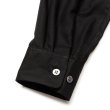 画像7: 【30%OFF】CALEE/EMBROIDERY OPEN COLLAR L/S SH（BLACK）［オープンカラーシャツ-24春夏］ (7)