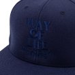 画像3: RATS/EMBROIDERY CAP "WAY OF LIFE"（NAVY/NAVY）［スナップバックキャップ-24春夏］ (3)