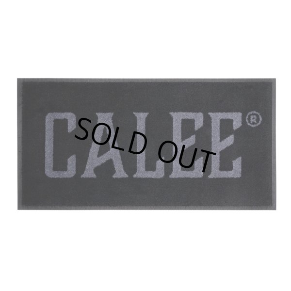 画像1: CALEE/CALEE LOGO RUBBER FOOT MAT（BLACK/GRAY） 【30%OFF】［ラバーフロアマット-24春夏］ (1)