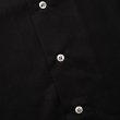 画像5: 【30%OFF】CALEE/EMBROIDERY OPEN COLLAR L/S SH（BLACK）［オープンカラーシャツ-24春夏］ (5)