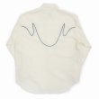 画像2: 【30%OFF】DAIRIKU/"J.Fox" Western Over Shirt（Ivory）［ウエスタンオーバーシャツ-24春夏］ (2)