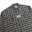画像4: 【30%OFF】DAIRIKU/Check Western Over Shirt（Black）［チェックウエスタンオーバーシャツ-24春夏］ (4)