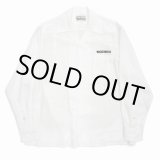 画像: WACKO MARIA/50'S OPEN COLLAR SHIRT（WHITE）［50'Sオープンカラーシャツ-24春夏］