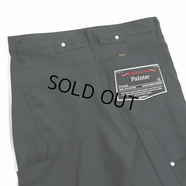 画像5: DAIRIKU/"Painter" Pressed Pants（Black）［"ペインター"スタプレパンツ-24秋冬］ (5)